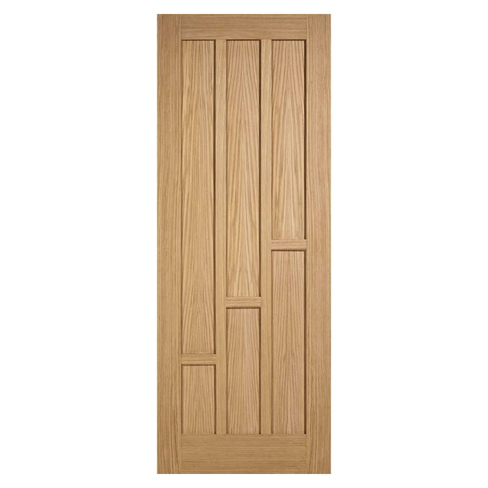 LPD Coventry Un-Finished Oak 6-Panels Internal Fire Door