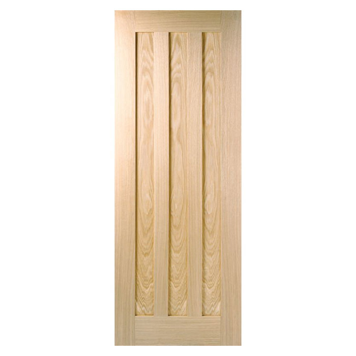 LPD Idaho Pre-Finished Oak 3-Panels Internal Fire Door