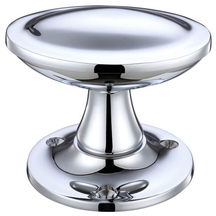 LPD Indus Polished Chrome Door Handle Pack - 74 W x 60mm H