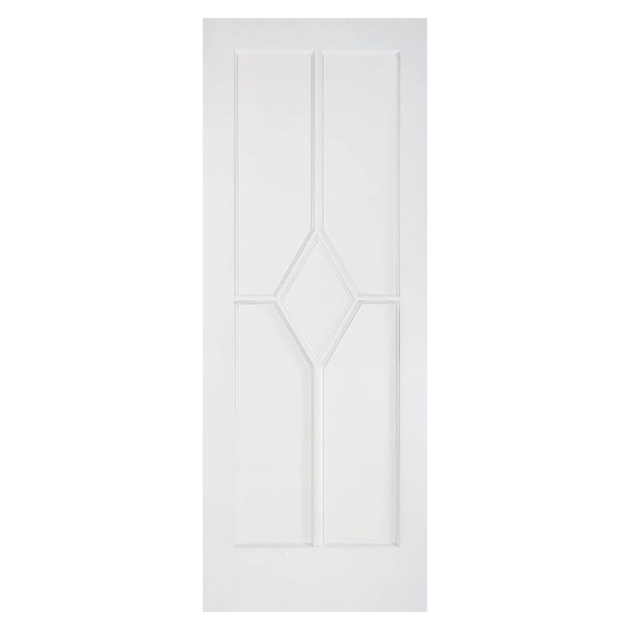 LPD Reims White Primed 5-Panels Internal Door