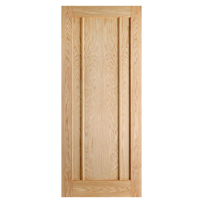 LPD Lincoln 3 Panel Pre-Finished Oak Internal Door - Various Sizes Available