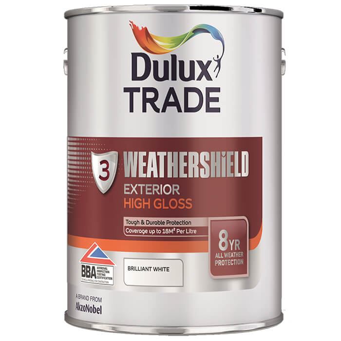 Dulux Trade Weathershield Exterior High Gloss Paint 2.5L ...