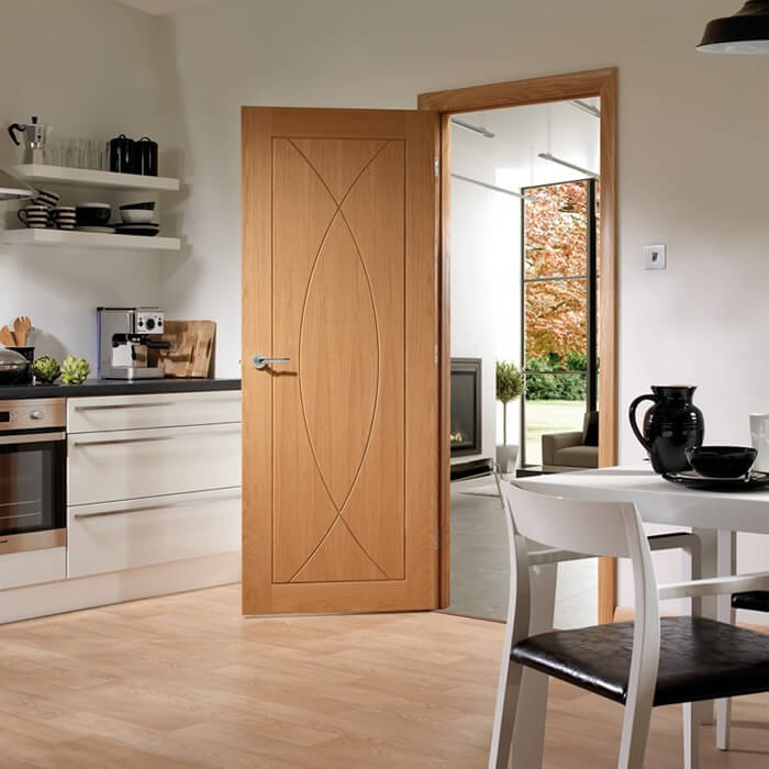 XL Joinery Pesaro Pre-Finished Oak 5-Panels Internal Door