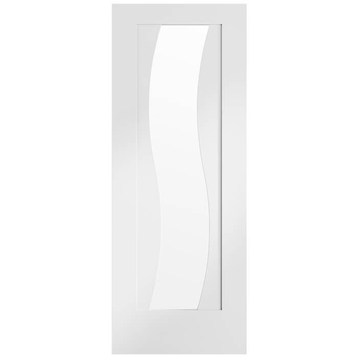 XL Joinery Florence Pre-Finished White 2-Panels 1-Lite Internal Glazed Door