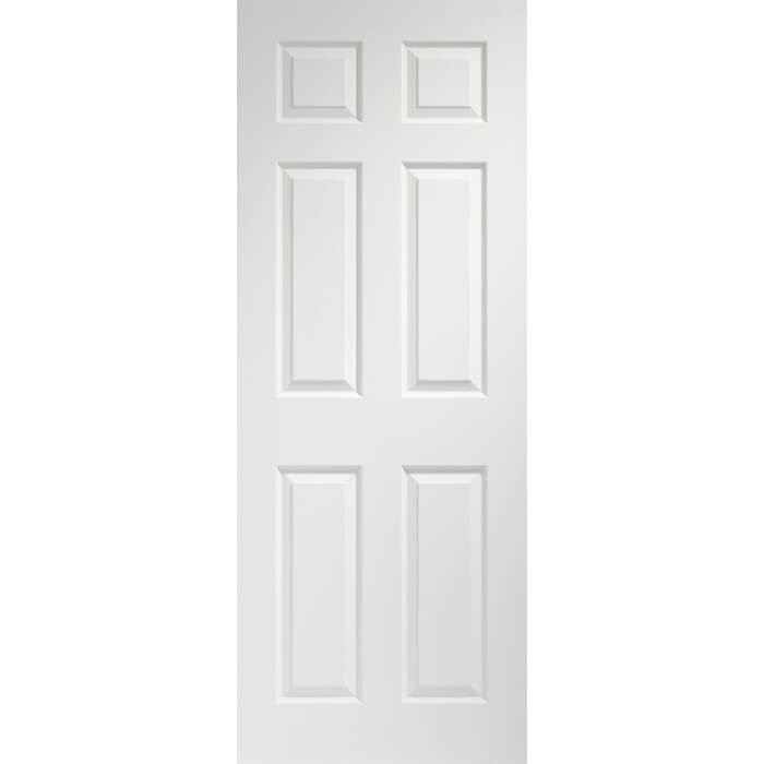 XL Joinery Colonist Pre-Finished White Moulded 6-Panels Internal Door