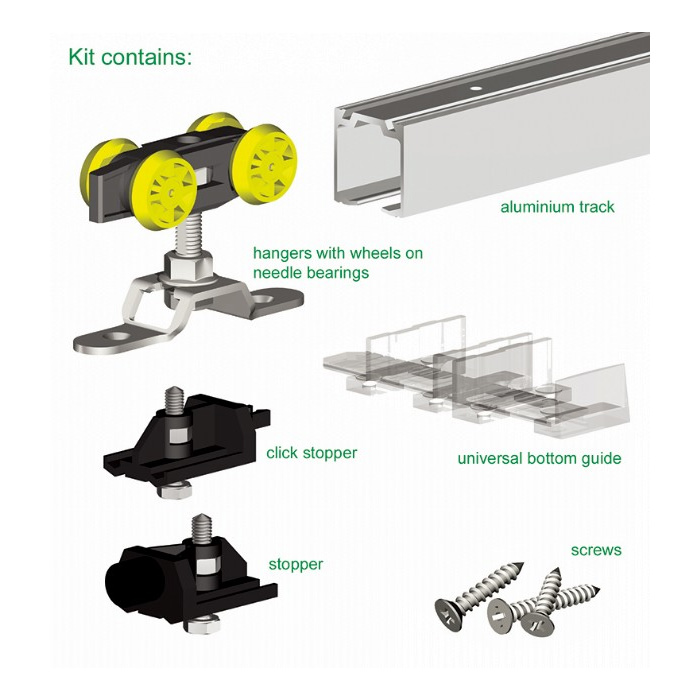 Rothley Herkules Sliding Door Kit 60 Kg