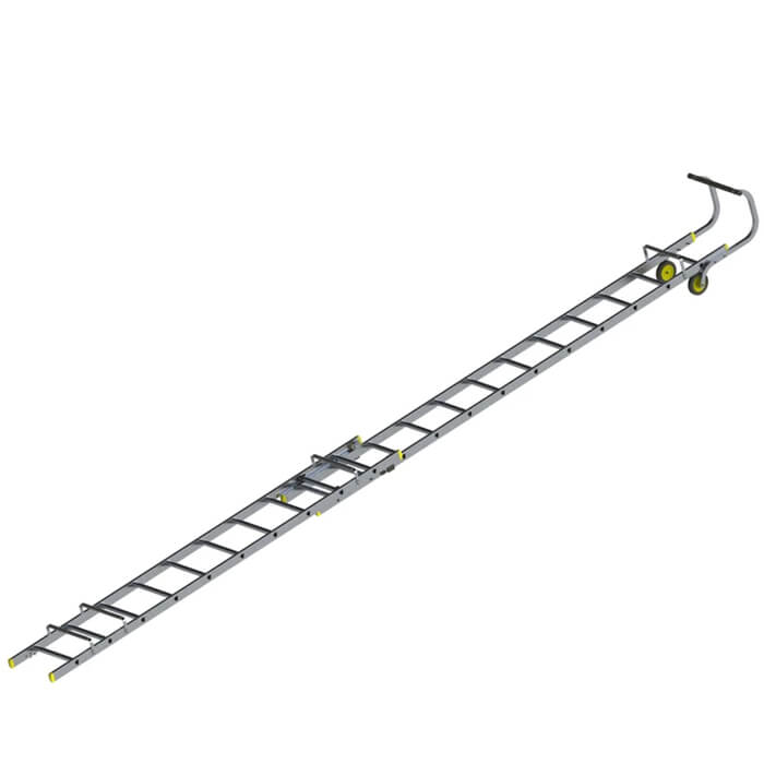 Werner Double Section Aluminium Roof Ladder