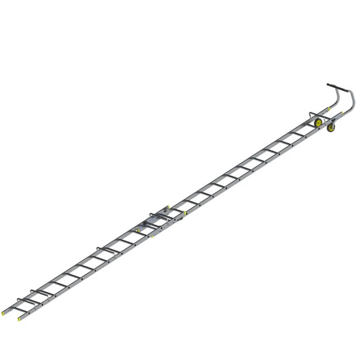 Werner Double Section Aluminium Roof Ladder