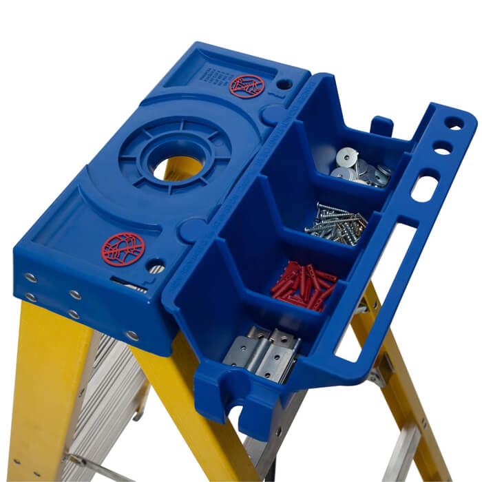 Werner Lock-In Job Caddy For Fibreglass Stepladder