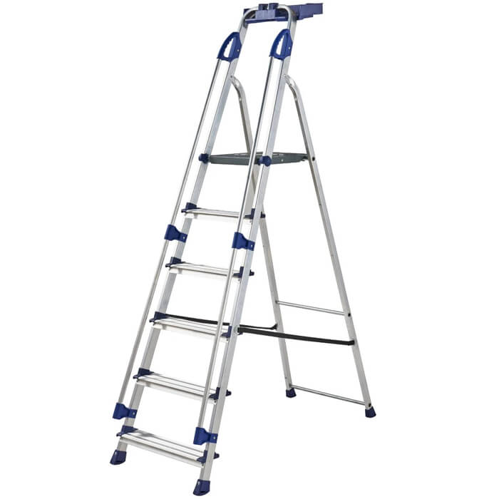 Werner Workstation Aluminium Stepladders