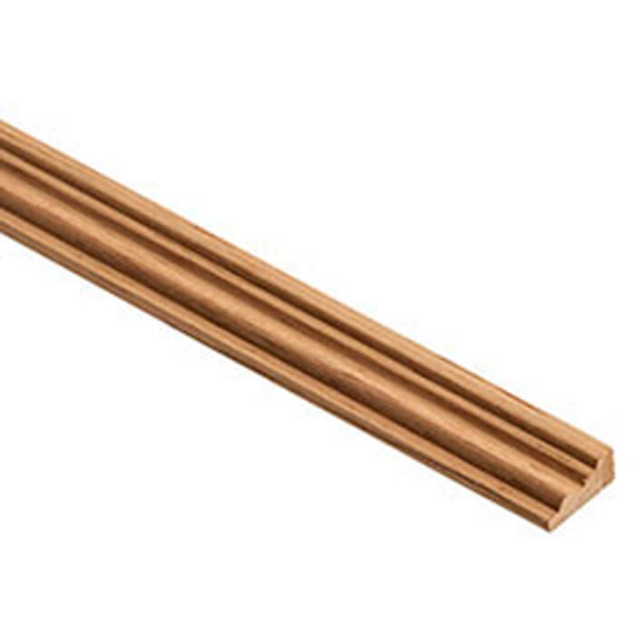 Cheshire Mouldings Red Hardwood Decorative Barrel Mould - Bundle Of 35 - 9mm x 2400mm