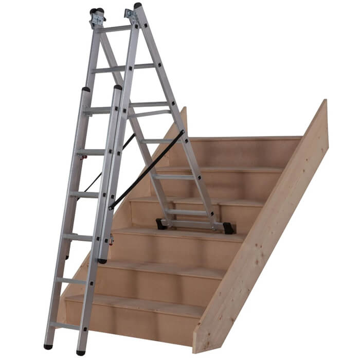 Werner 4 Way Combination Aluminium Stepladder