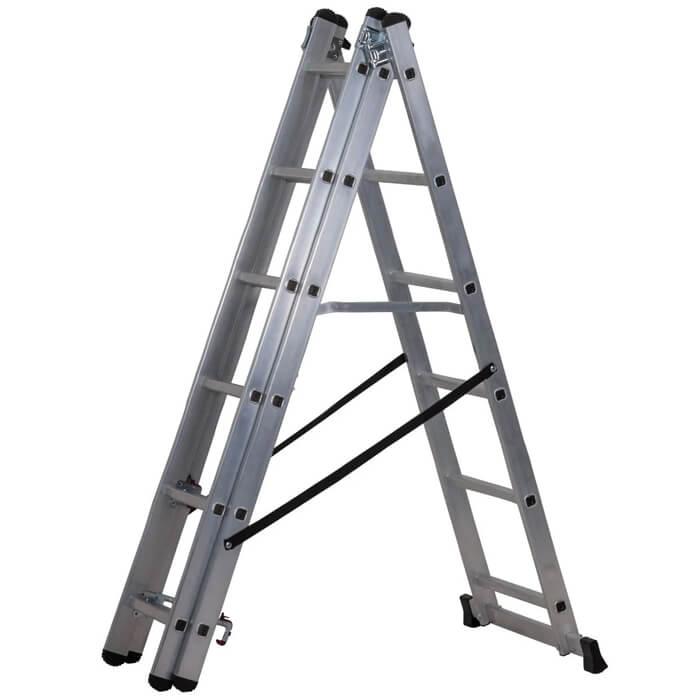 Werner 4 Way Combination Aluminium Stepladder