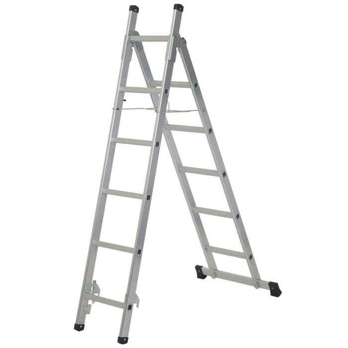 Werner 3 Way Combination Aluminium Stepladder