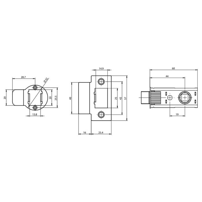 Union Push Fit Tubular Bolt Polished Brass