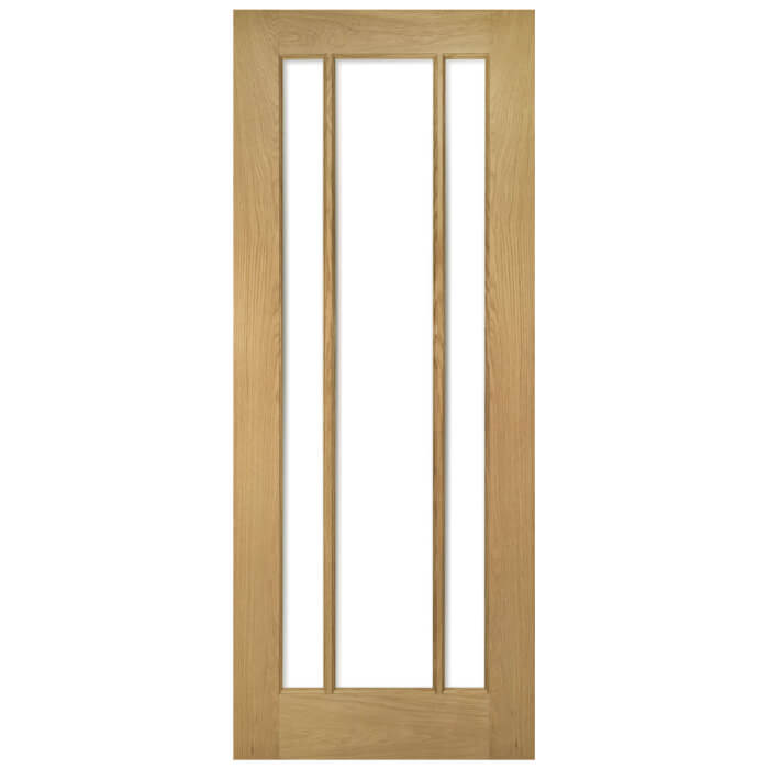 Deanta Norwich Un-Finished Oak 3-Lites Internal Glazed Door