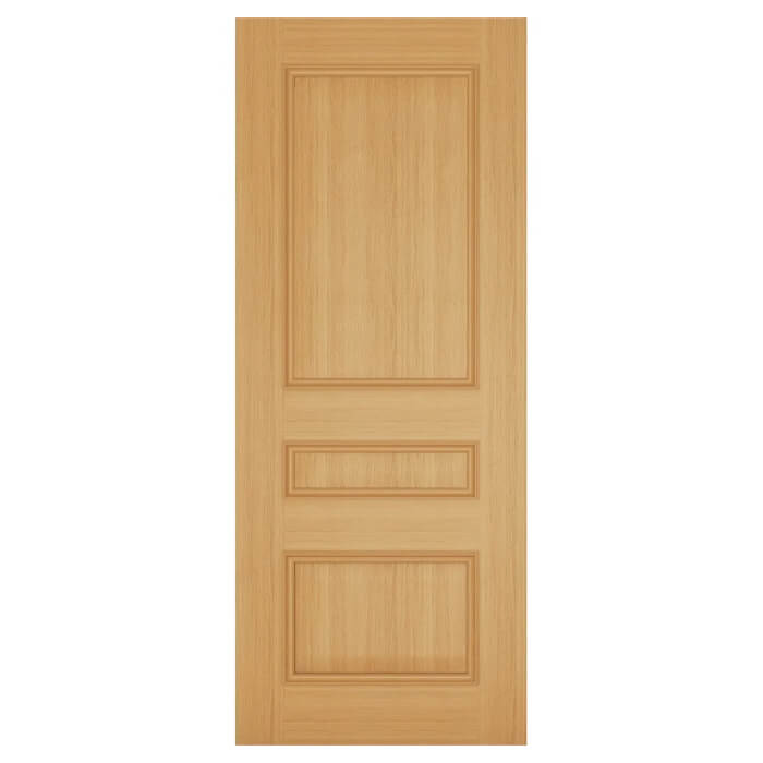 Deanta Windsor Pre-Finished Oak 3-Panels Internal Door