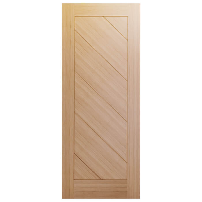 Deanta Torino Pre-Finished Oak 6-Panels Internal Door