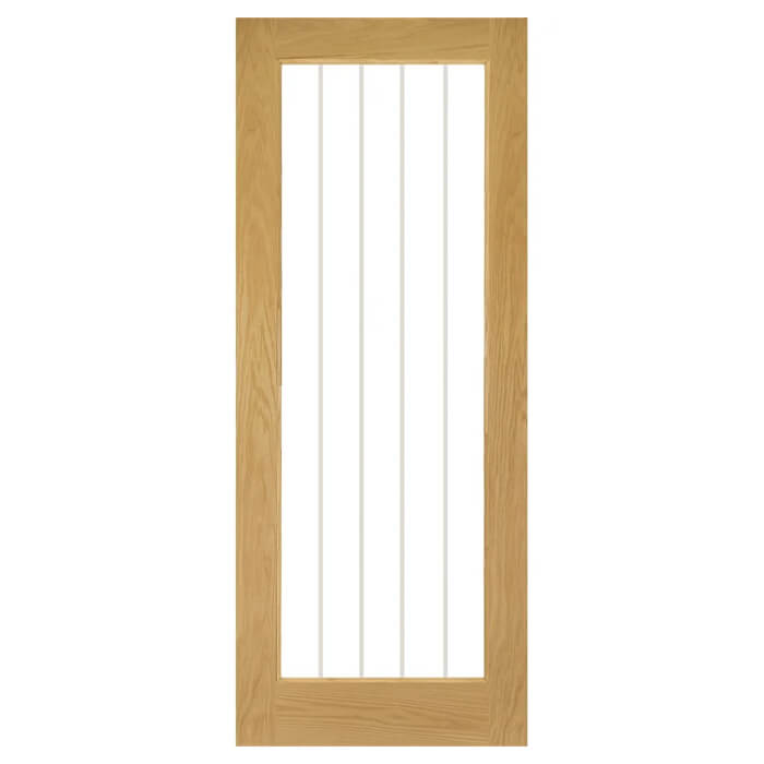 Deanta Ely Pre-Finished Oak 1-Lite Internal Glazed Door