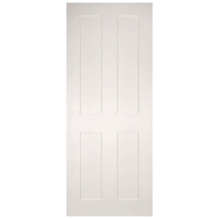 Deanta Eton White Primed 4-Panels Internal Door