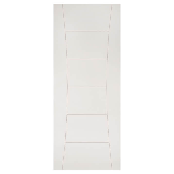 Deanta Pamplona White Primed 6-Panels Internal Door