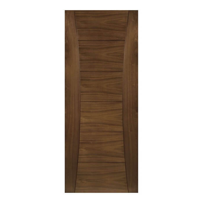 Deanta Pamplona Pre-Finished Walnut 6-Panels Internal Door