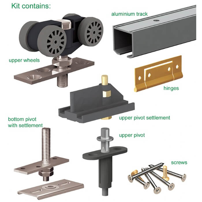 Rothley Herkules Plus Folding Door Kit for 2 Doors