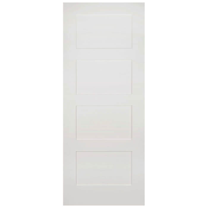 Deanta Coventry White Primed 4-Panels Internal Door