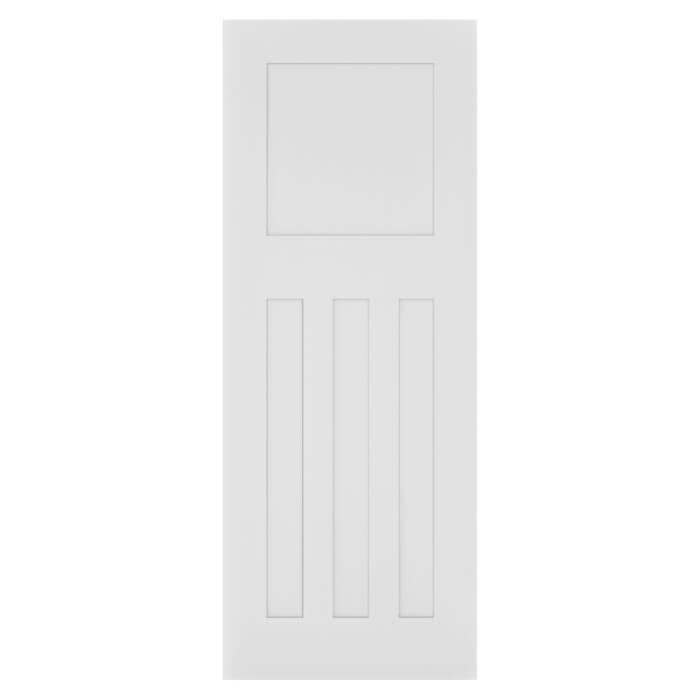 Deanta Cambridge White Primed 4-Panels Internal Door