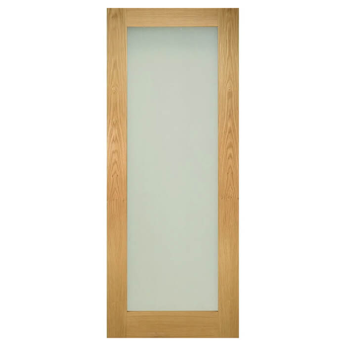 Deanta Walden Un-Finished Oak 1-Lite Internal Obscure Glazed Door