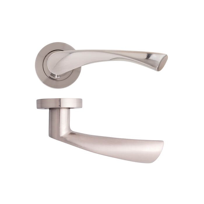 Deanta Fortuna Satin Finish Door Handle