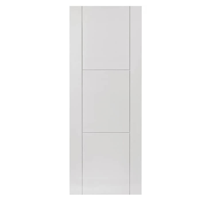 JB Kind Mistral White Primed 3-Panels Internal Fire Door