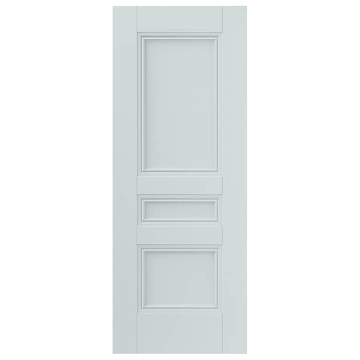 JB Kind Osborne White Primed 3-Panels Internal Door