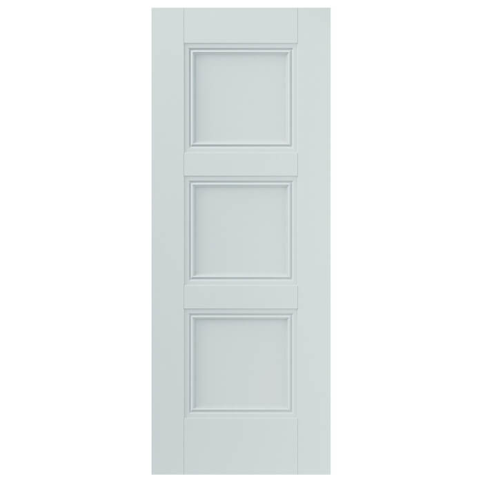 JB Kind Catton White Primed 3-Panels Internal Fire Door