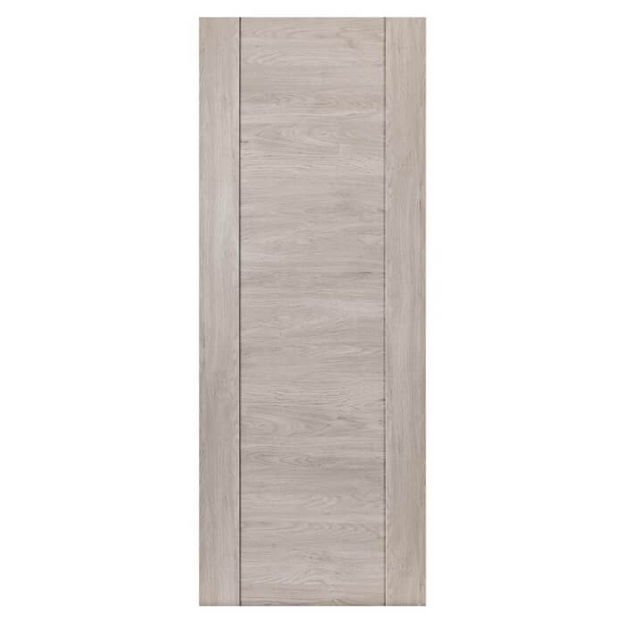 JB Kind Alabama Fumo Pre-Finished Smoky Grey 1-Panel Internal Fire Door