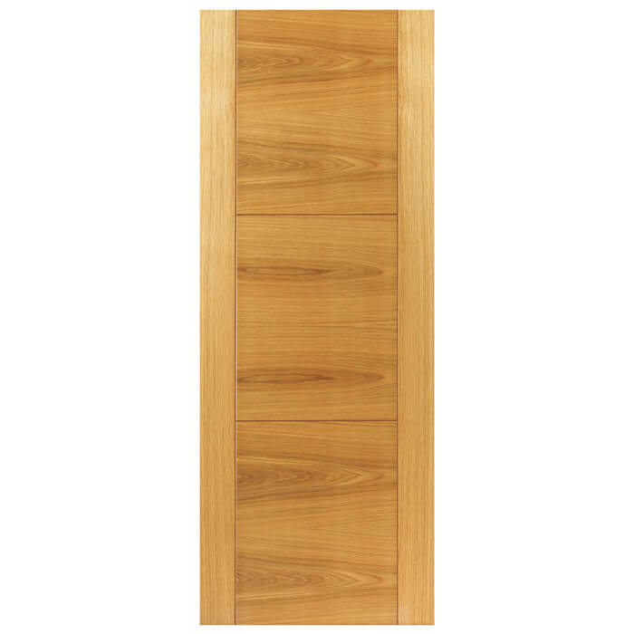 JB Kind Mistral Pre-Finished Oak 3-Panels Internal Fire Door