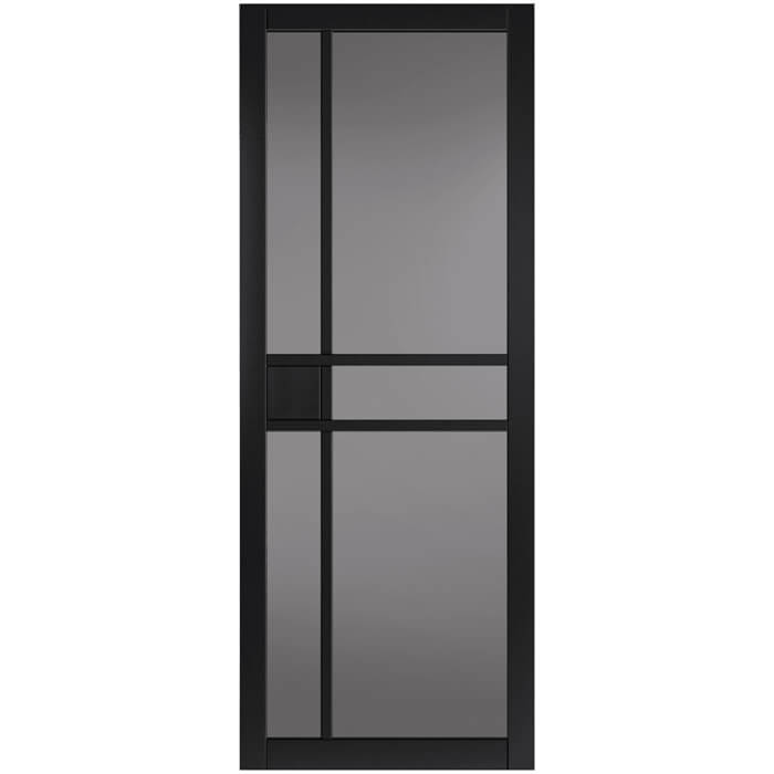 JB Kind City Black 5-Lites Internal Tinted Glazed Door