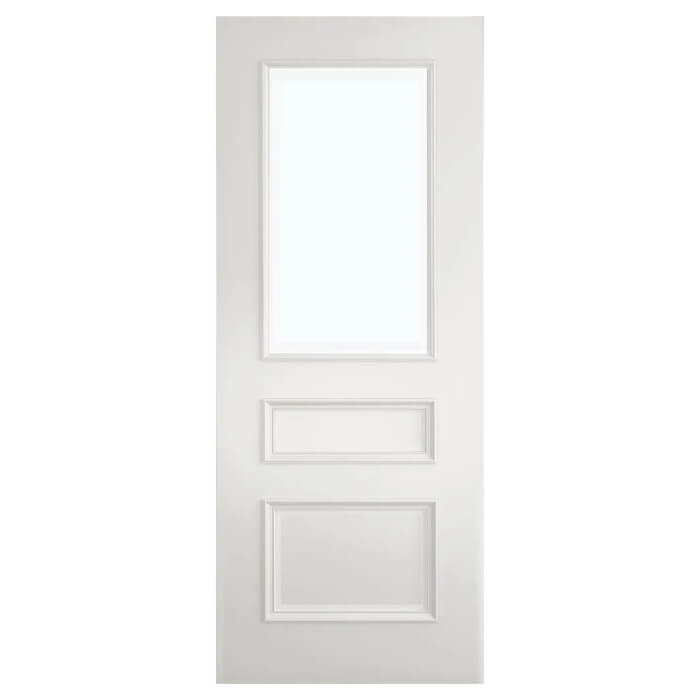 Deanta Windsor White Primed 2-Panels 1-Lite Internal Glazed Door