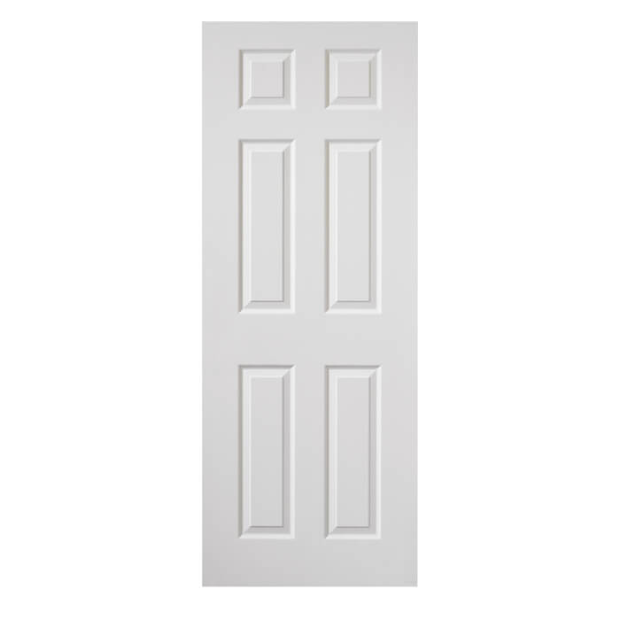 JB Kind Colonist White Primed 6-Panels Internal Fire Door