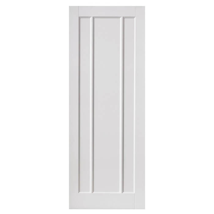 JB Kind Jamaica White Primed 3-Panels Internal Door