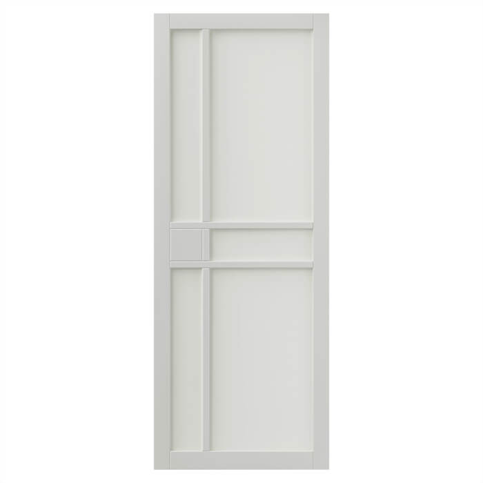 JB Kind City Painted White 5-Panels Internal Door