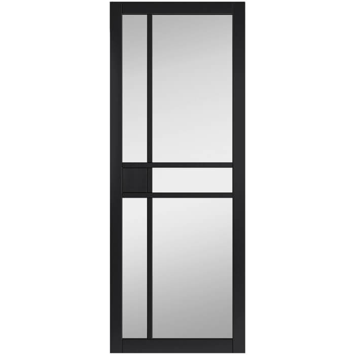 JB Kind City Black 5-Lights Internal Glazed Door