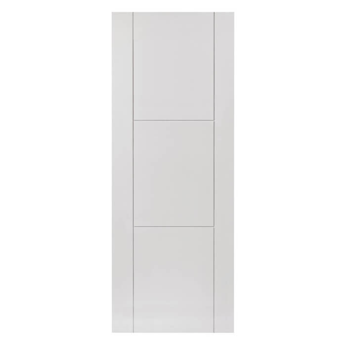 JB Kind Mistral White Primed 3-Panels Internal Door