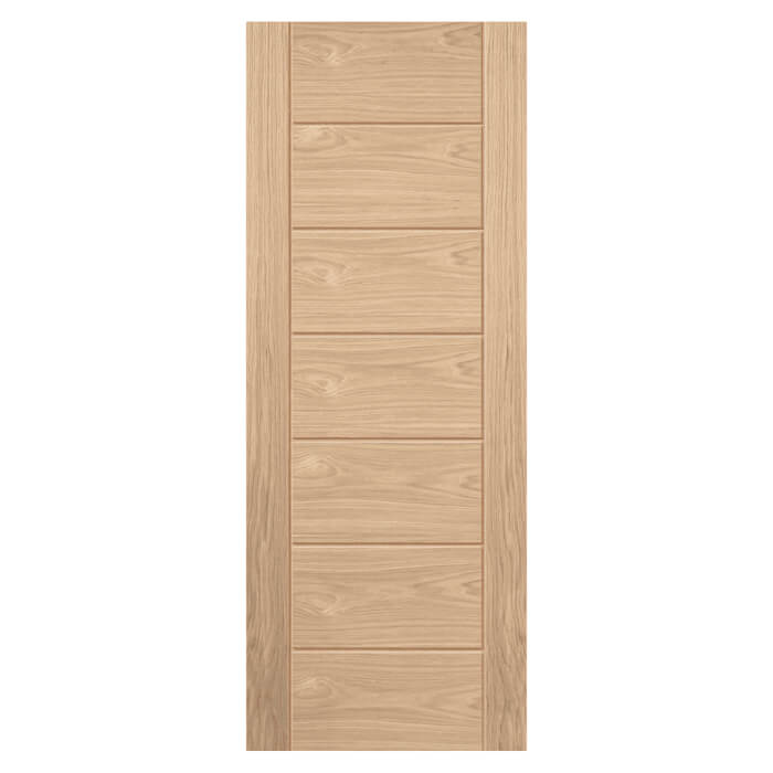 JB Kind Palomino Un-Finished Oak 7-Panels Internal Door