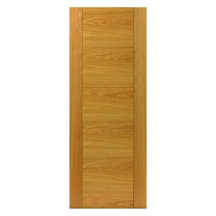 JB Kind Tigris Pre-Finished Oak 5-Panels Internal Door