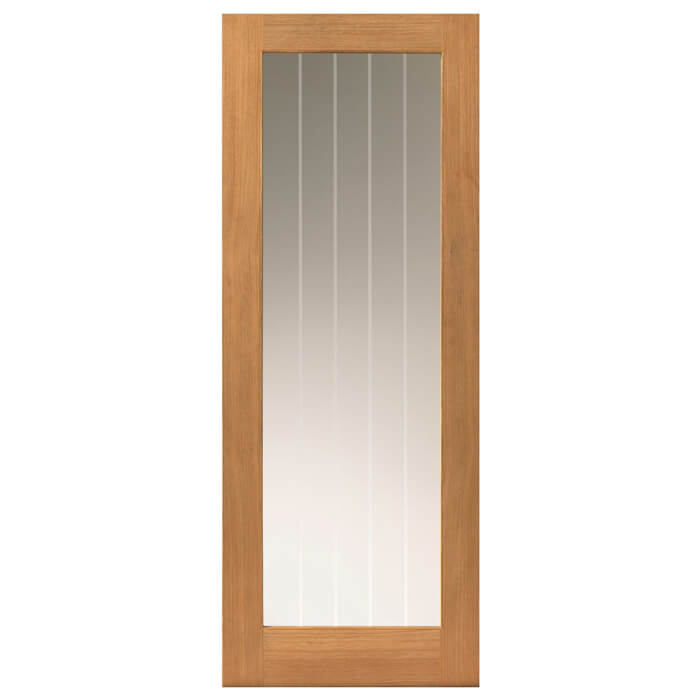 JB Kind Thames Pre-Finished Oak 1-Lite Internal Glazed Door