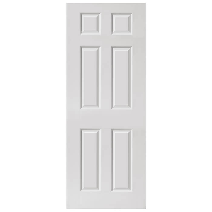 JB Kind Colonist White Primed Smooth 6-Panels Internal Fire Door