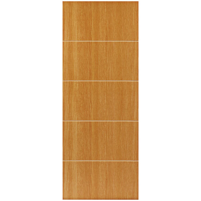 JB Kind Tate Pre-Finished Oak 5-Panels Internal Fire Door