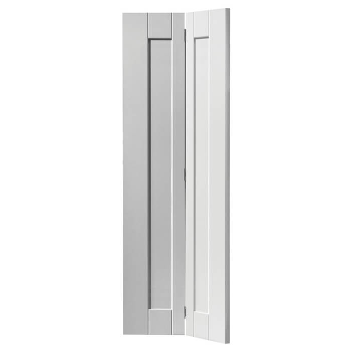 JB Kind Axis White Primed 2-Panels Internal Bi-Fold Door