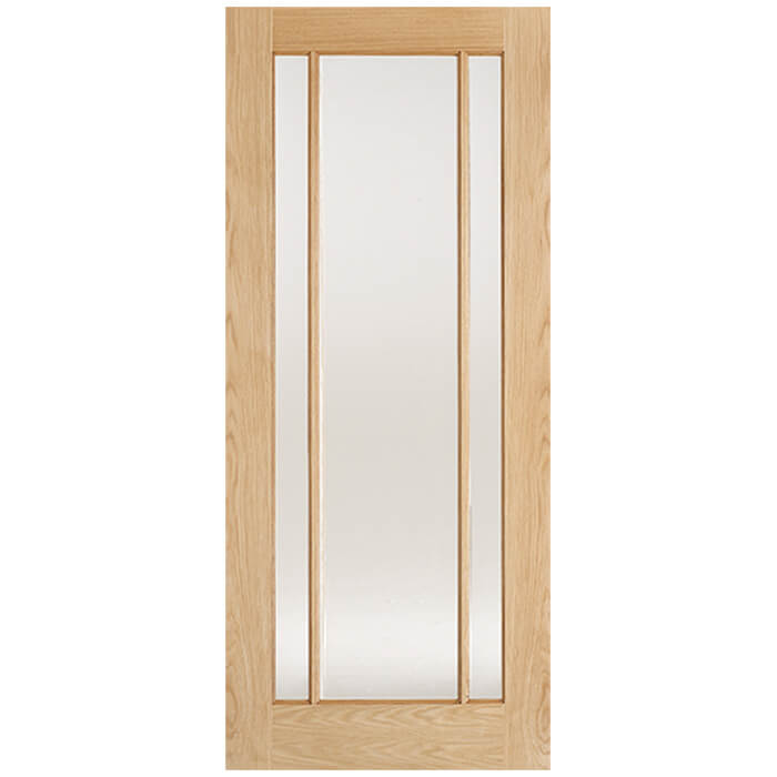 LPD Lincoln Un-Finished Oak 3-Lites Internal Glazed Door